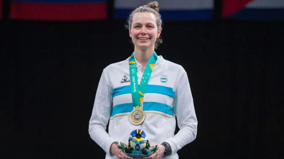 Isabel Di Tella, medalla de oro para Argentina