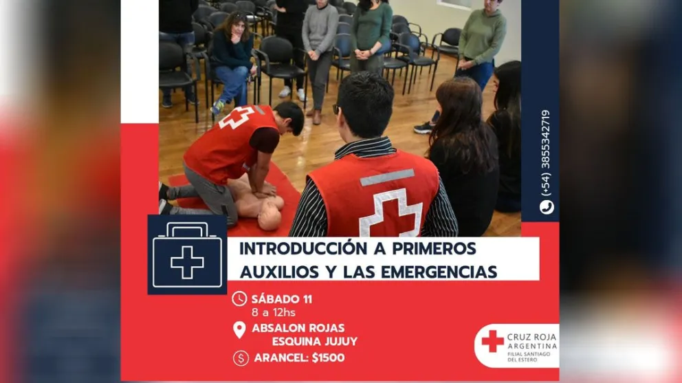 Brindarán el curso «Introducción a los Primeros Auxilios y las Emergencias»