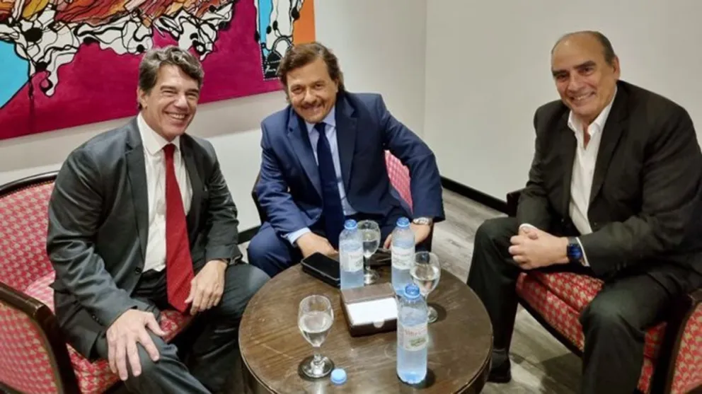 Gustavo Sáenz se reunió con ministros de Milei