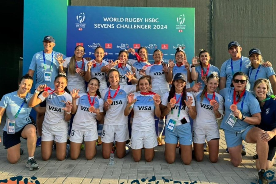 Argentina se quedó con el Bronce en el Seven de Dubai