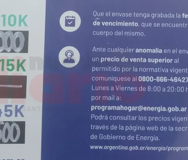Ya rigen nuevos precios, con aumentos y variaciones, del gas envasado