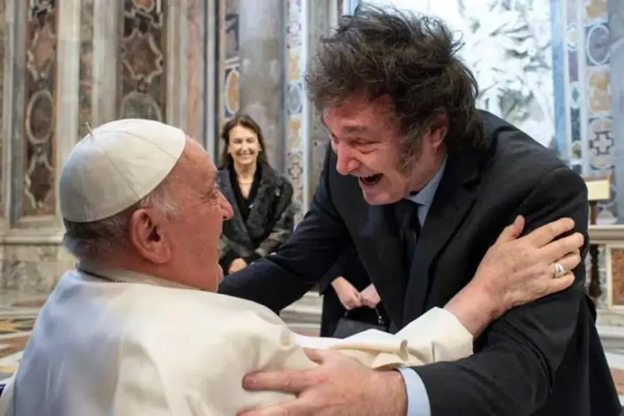 La crisis social y la conflictividad política, los ejes de la reunión de Javier Milei con el papa Francisco