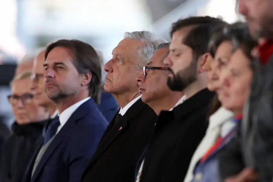 La despedida de los presidentes y exmandatarios latinoamericanos a Sebastián Piñera