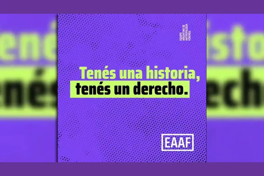 El EAAF lanzó una campaña de identificación de desaparecidos en los 70