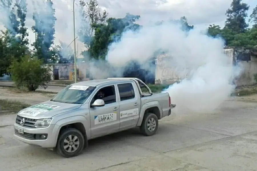 Cronograma de fumigación semanal en La Banda