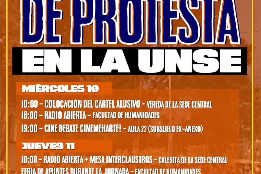 Jornada Nacional de Protesta en la Unse