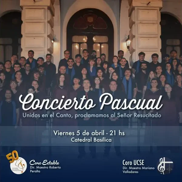 Concierto Pascual «Unidos en el canto, proclamamos al Señor Resucitado»