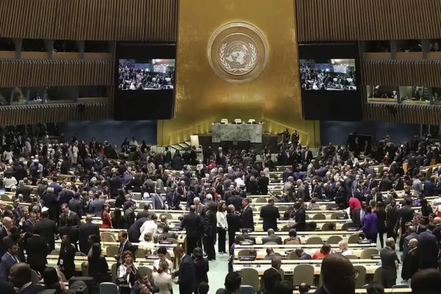 La Asamblea de la ONU votó a favor del ingreso de Palestina como miembro pleno