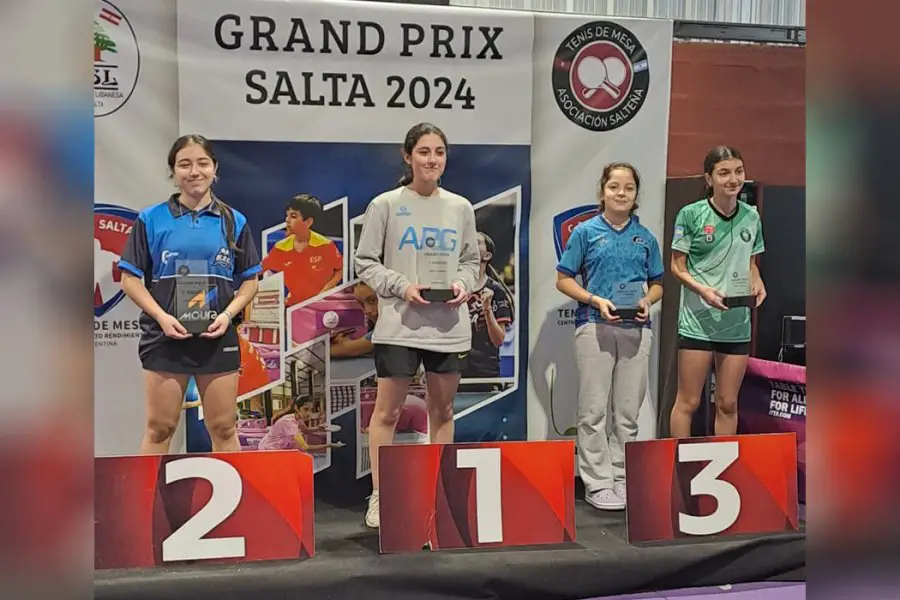 Tenis de Mesa: Santiago del Estero copó los podios del Grand Prix de Salta