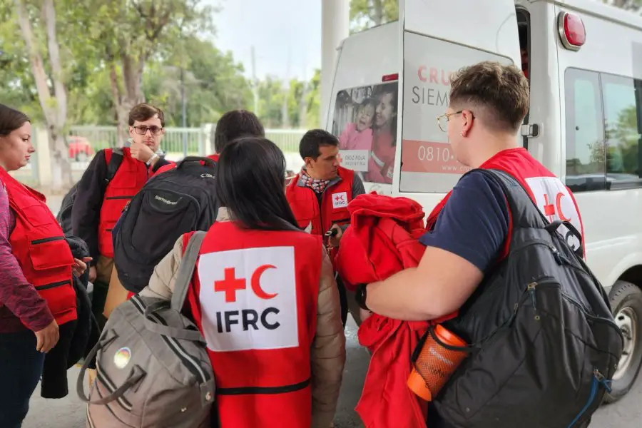 Cruz Roja envía ayuda humanitaria para las personas afectadas por las devastadoras inundaciones en el Estado de Río Grande do Sul en Brasil