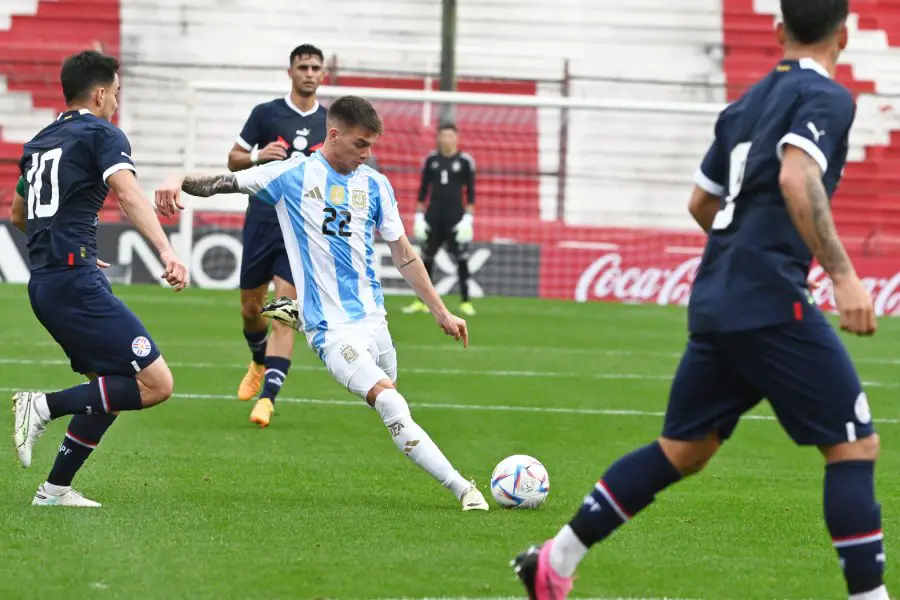 La Selección Argentina Sub-23 goleó a Paraguay en el primer amistoso