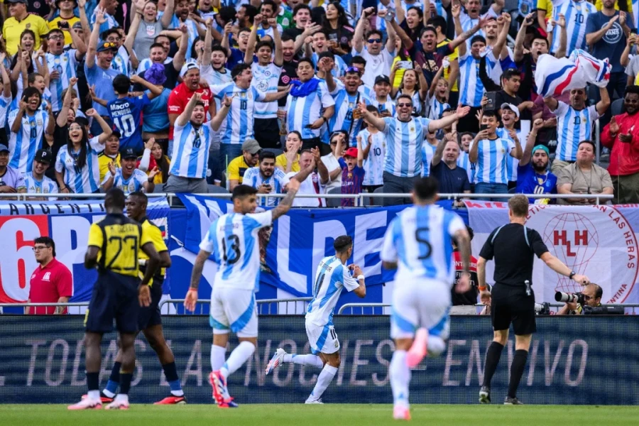 La Selección argentina le ganó a Ecuador en el primer amistoso previo a la Copa América