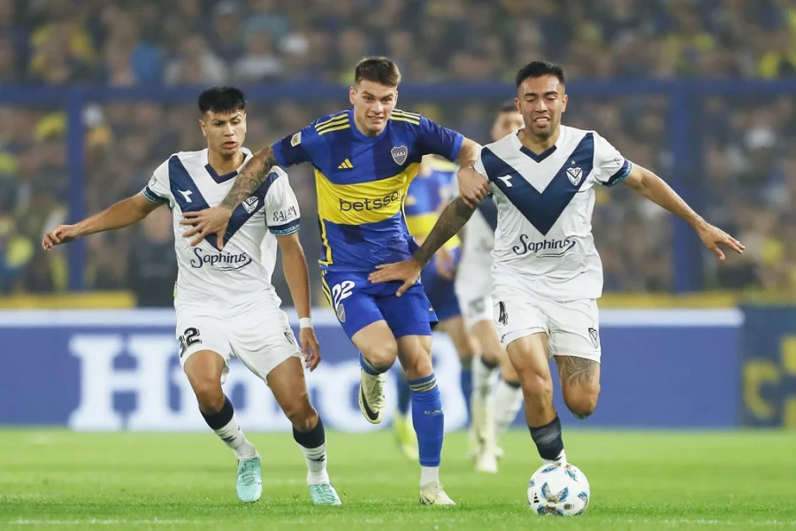 Liga Profesional: Boca le ganó a Vélez 1 a 0