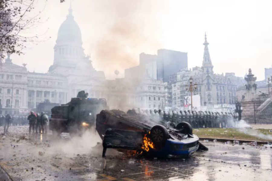 Liberaron a 11 detenidos por los incidentes en el Congreso: todavía quedan 5 manifestantes presos