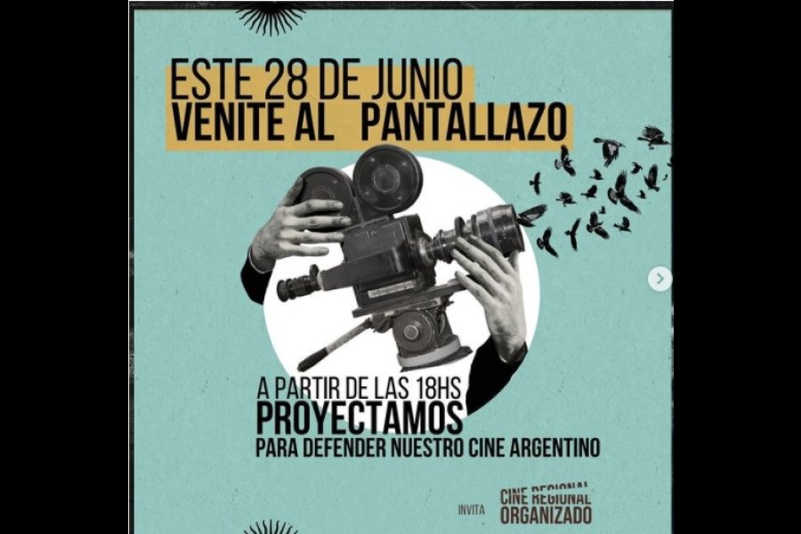 Pantallazo Nacional: proyecciones gratuitas en contra del desfinanciamiento del cine argentino