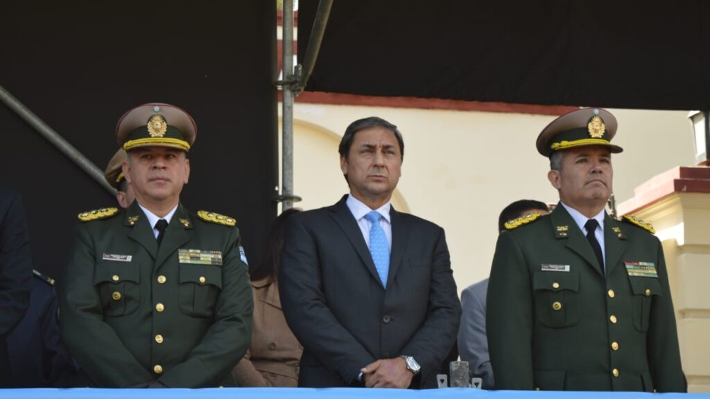 Silva Neder encabezó el acto oficial por el 86° aniversario de Gendarmeria Nacional Argentina