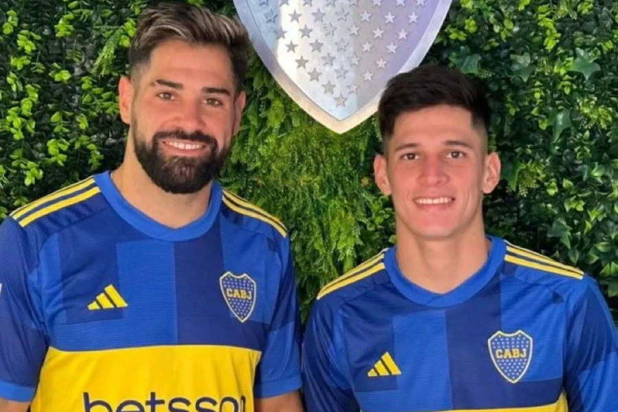 Boca presentó a Milton Giménez y a Brian Aguirre como sus nuevos refuerzos