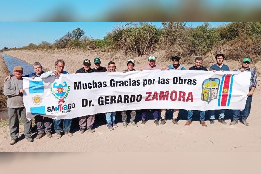 Productores de Garza agradecieron al Gobernador por las obras de riego