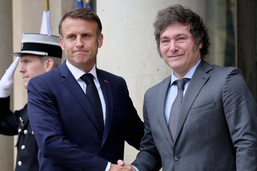 El Gobierno dijo que Macron le agradeció a Milei por intervenir tras “el desafortunado tuit” de Villarruel