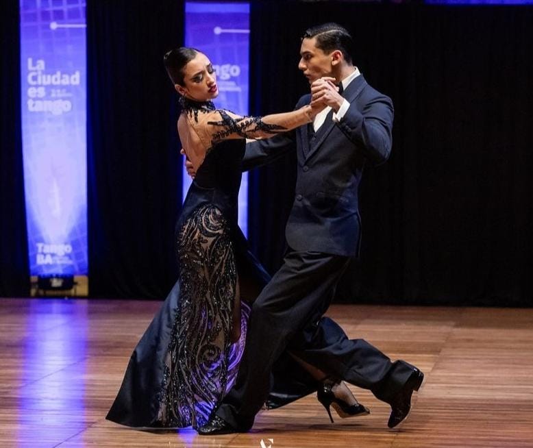 La pareja santiagueña de Lautaro Levato y Mily Quintana se consagró en el 5to puesto en el Mundial de Tango