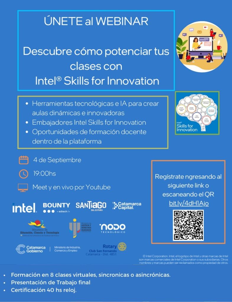 Capacitación en: » Intel® Skills for Innovation «