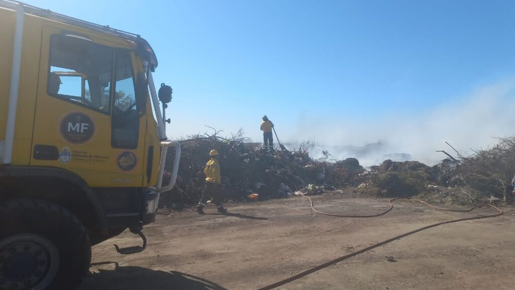 La dirección de Bosques y Fauna realiza tareas de prevención y combate contra incendios forestales