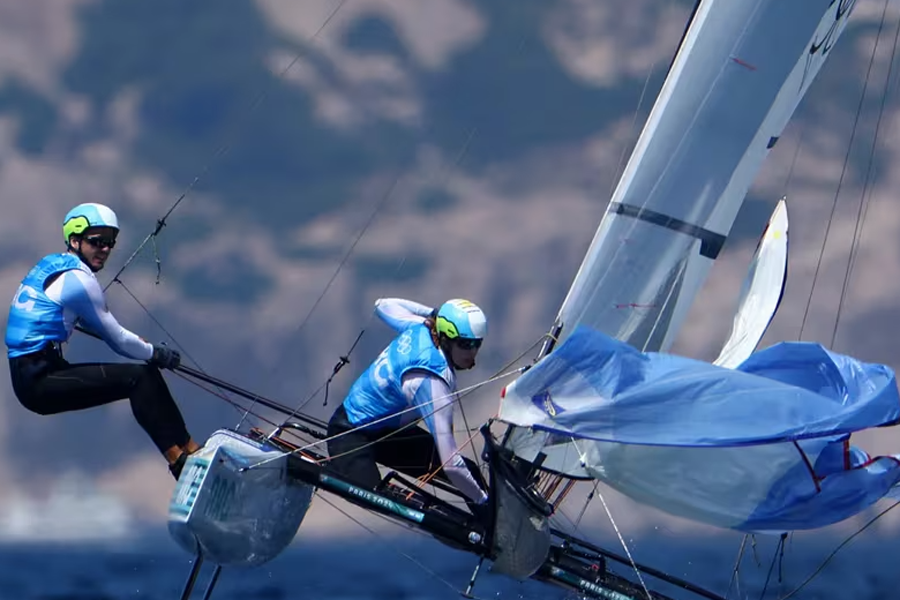 Majdalani y Bosco hicieron historia y son medalla de plata en Vela