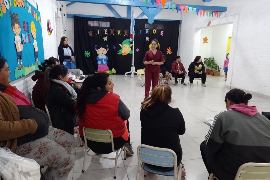 La Banda promueve la alimentación saludable a niños y padres del Jardín Municipal N°14 «Duendecito»