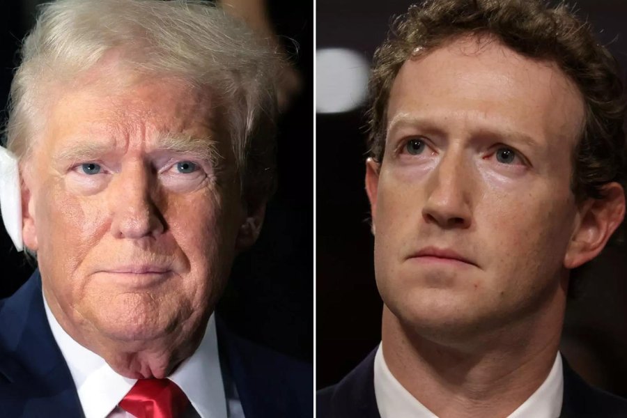 “Irá a la cárcel si lo hace otra vez”: Trump afirmó que Mark Zuckerberg conspiró en su contra