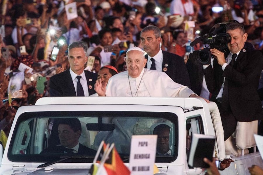 El Papa en Timor Oriental: centró su discurso en los niños