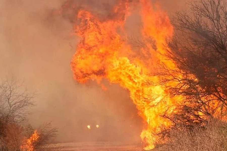 Brigadistas pelean desde ayer contra el fuego en La Calera en Córdoba y el riesgo crece