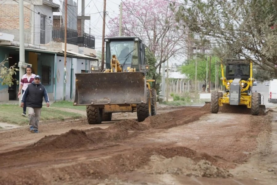 El municipio de Las Termas trabaja en extender más la pavimentación de sus barrios