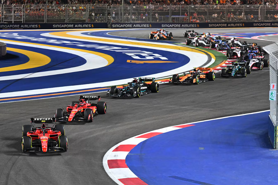 Colapinto realiza su primera práctica en el GP de Singapur de la F1 [EN VIVO]