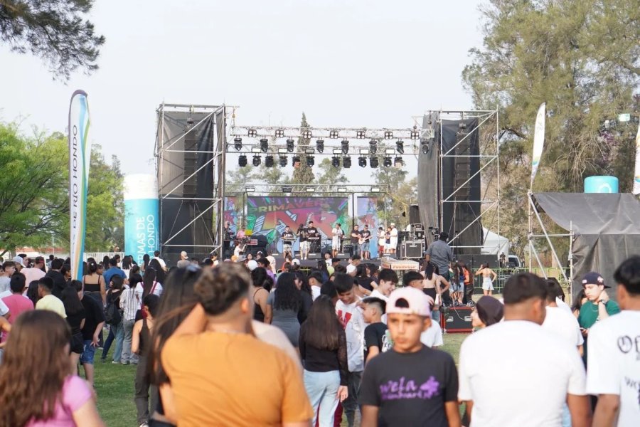 Éxito en la fiesta de los estudiante en Las Termas