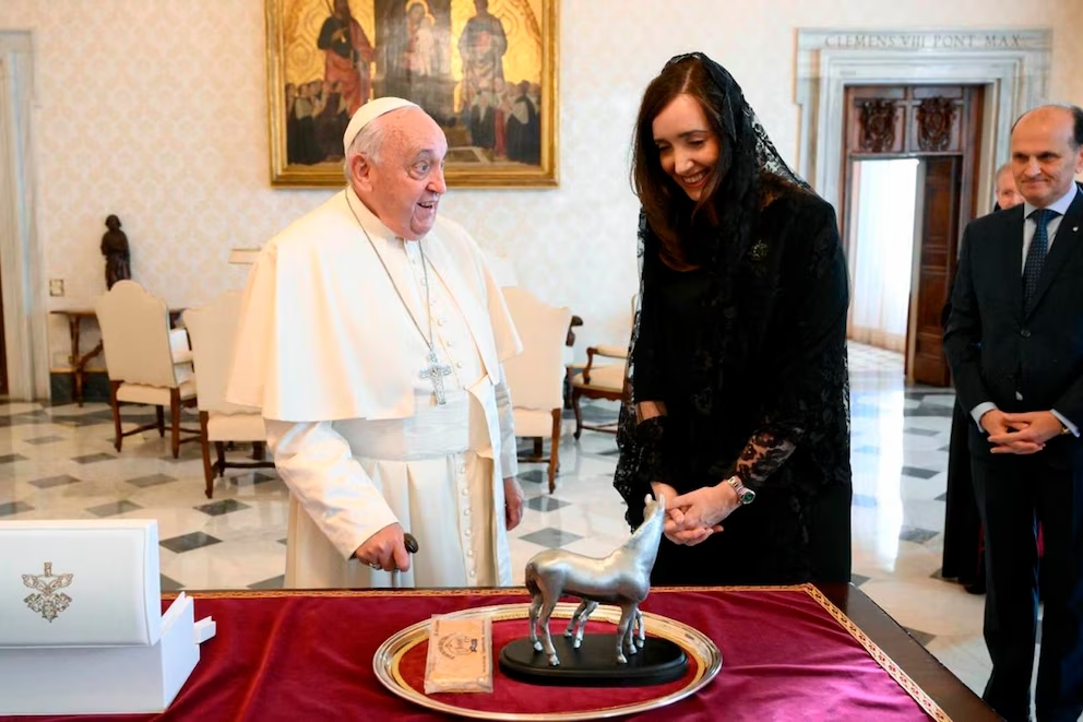 El Papa Francisco recibió en el Vaticano a la Vicepresidente de la Nación , Victoria Villarruel