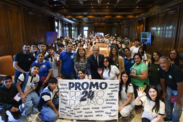 Estudiantes de Capital y Banda visitaron Casa de Gobierno