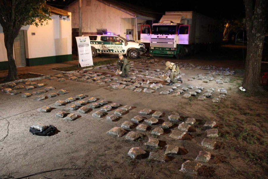 Ocultan 250 kilos de marihuana en la cabina de un camión procedente de Paraguay