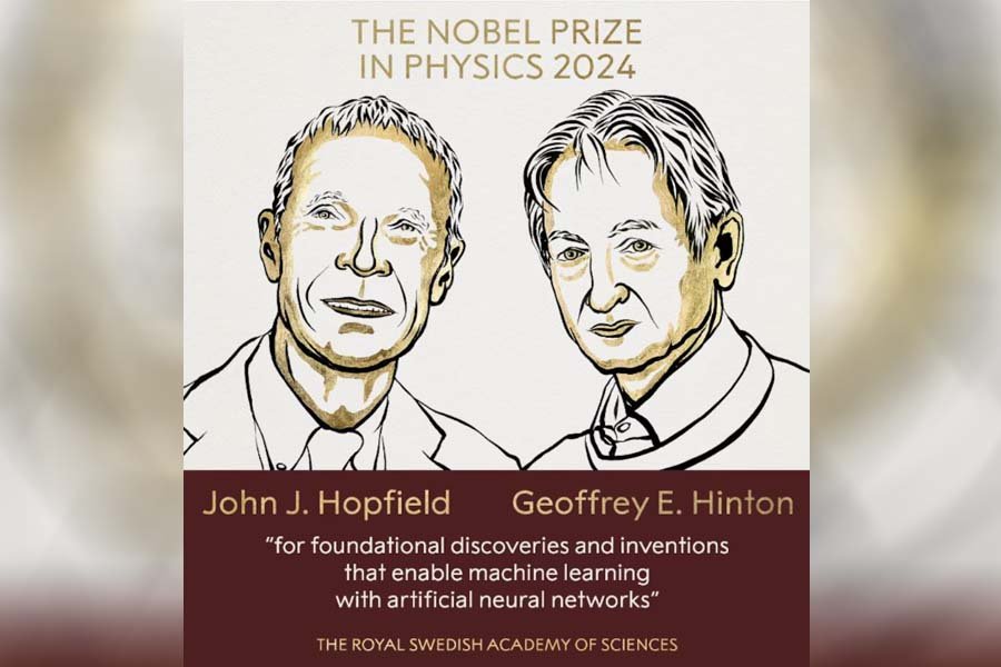 El premio Nobel de Física 2024 fue para John J. Hopfield y Geoffrey E. Hinton