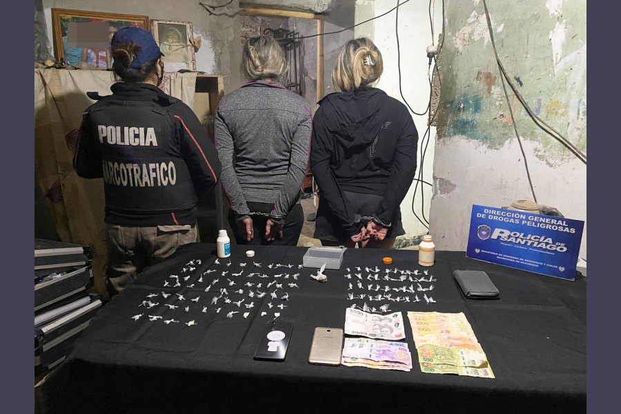 Narcomenudeo: Detuvieron a madre e hija por venta de drogas