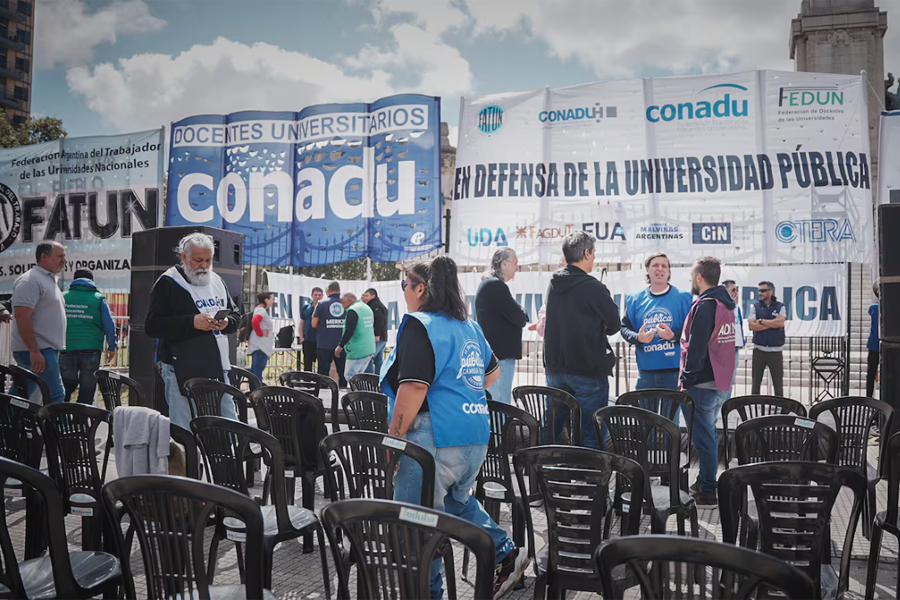 Comenzó el paro de docentes universitarios en rechazo al veto de Milei