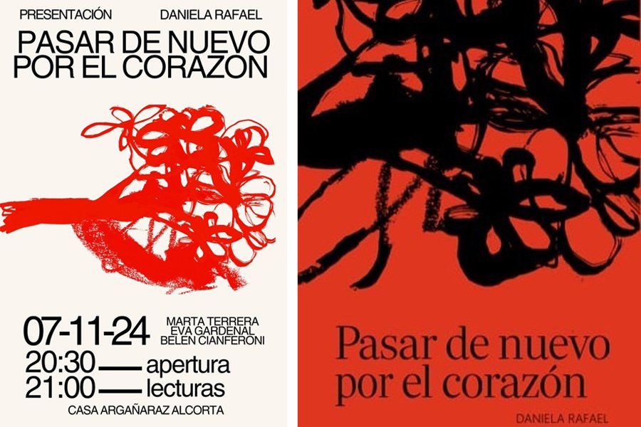 Invitan a presentación del libro «Pasar de nuevo por el corazón», de Daniela Rafael