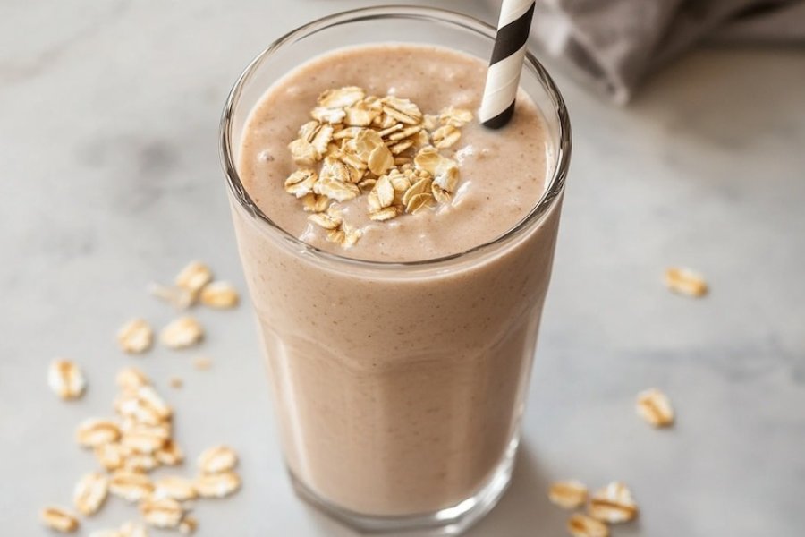 Batido con avena ideal para ganar masa muscular: ¿Cómo prepararlo?