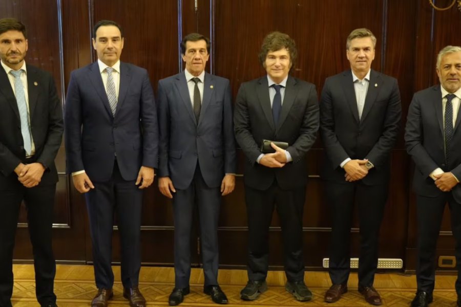 El Presidente recibió a gobernadores de la UCR para discutir obras y cajas previsionales