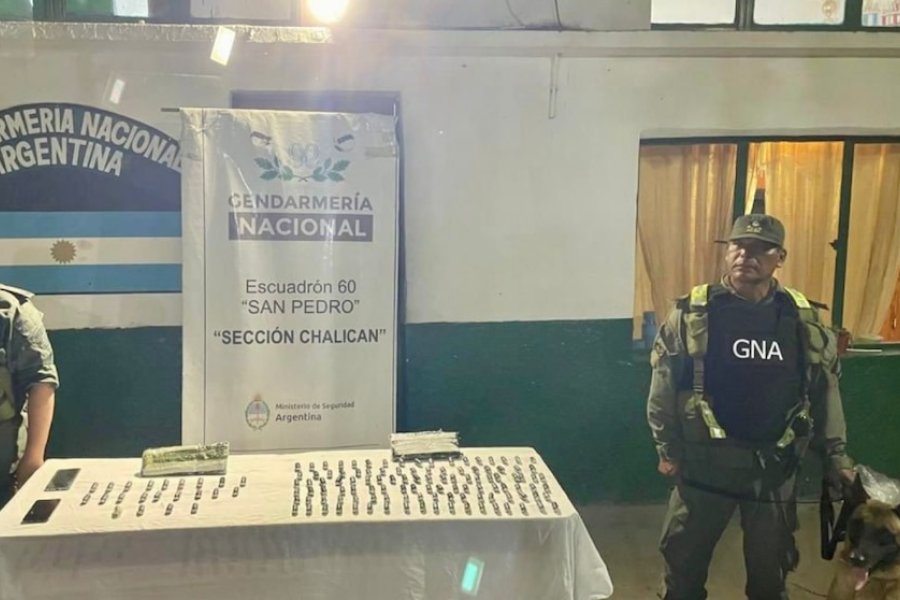 Detuvieron a dos personas por tráfico de drogas en Jujuy: llevaban 188 cápsulas de cocaína