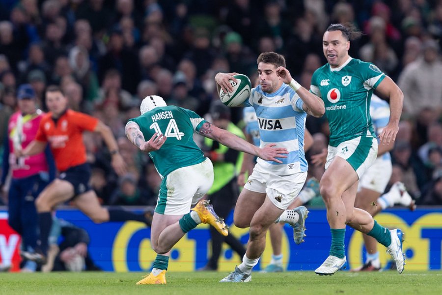 Los Pumas dieron batalla hasta el final y sufrieron una ajustada derrota ante Irlanda