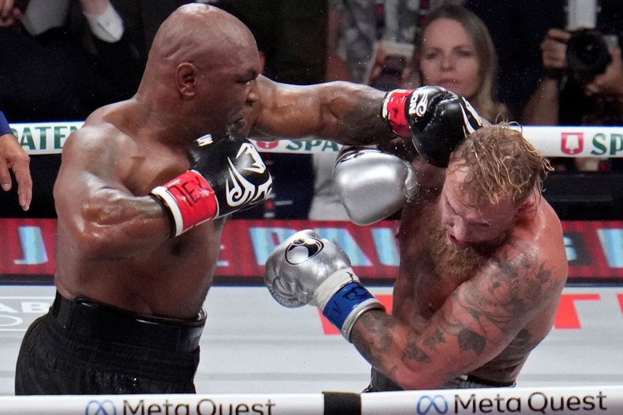 Mike Tyson perdió ante Jake Paul