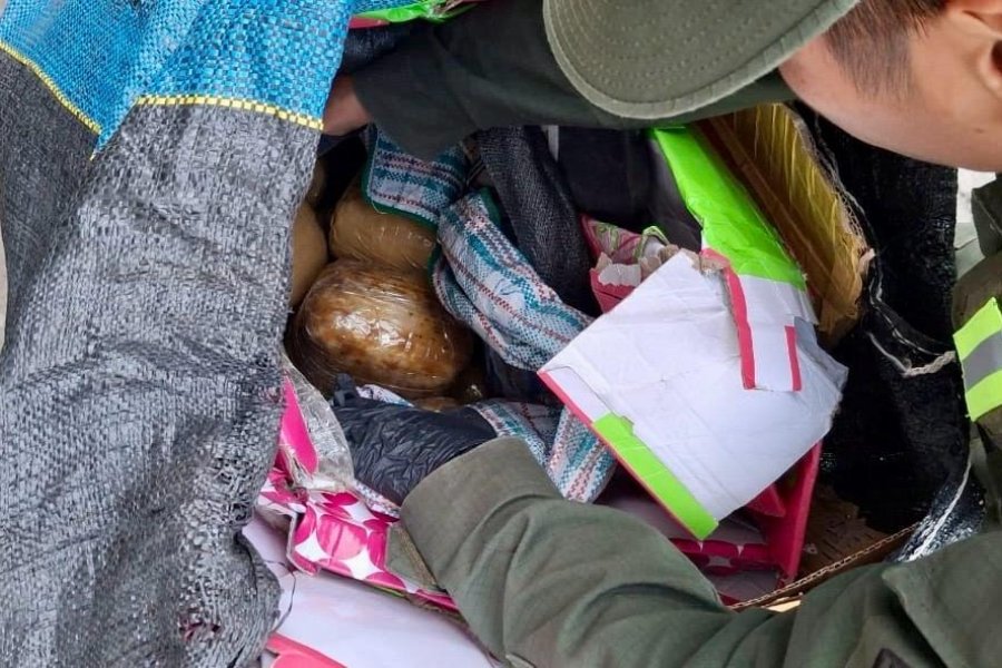 Decomisaron 28 kilos de marihuana y 20 kilos de cocaína, hojas de coca y cigarrillos