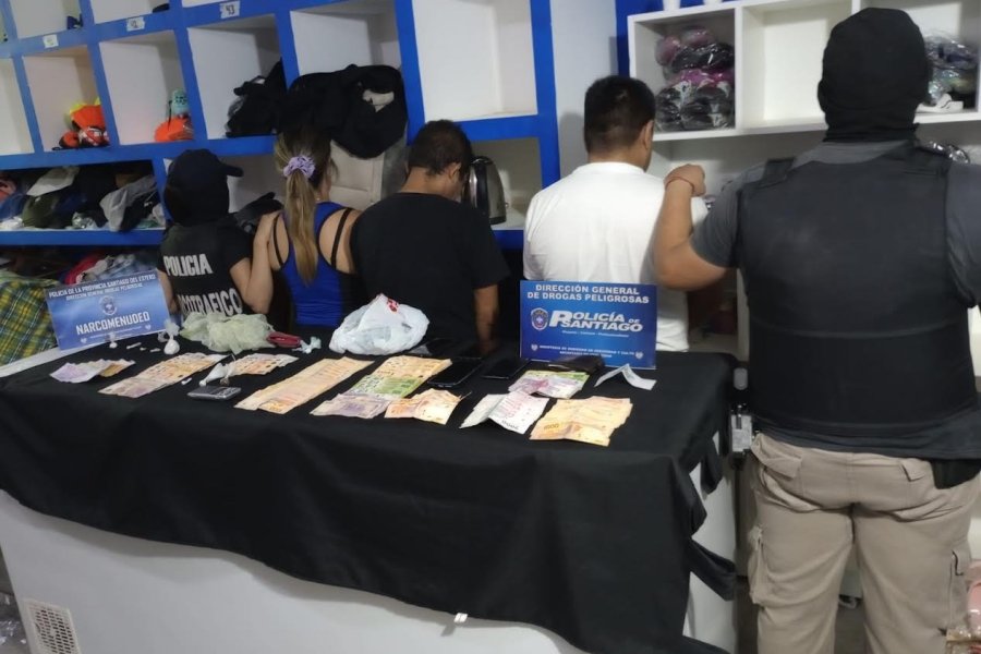 Desarticulan red narco que operaba con locales comerciales como fachada