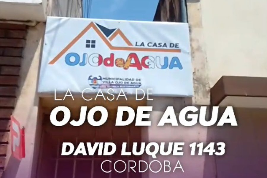 Habilitaron la Casa de Ojo de Agua en la ciudad de Córdoba