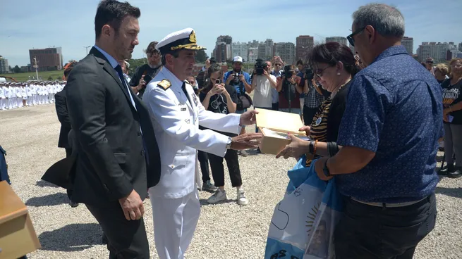 Hundimiento del ARA San Juan: El Gobierno homenajeó a familiares de las 44 víctimas